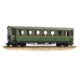 Bachmann 394-002 OO-9 Gauge Steel Bodied Third Bogie Coach Lined Green