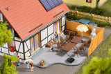 Auhagen 41650 HO/OO Gauge Patio Accessories Plastic Kit