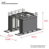Graham Farish 42-002 N Gauge Scenecraft Coach Washing Plant