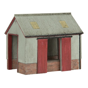 Graham Farish 42-0022 N Gauge Scenecraft Corrugated Goods Shed