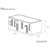 Graham Farish 42-0054 N Gauge Scenecraft Depot Mess Room and Toilet