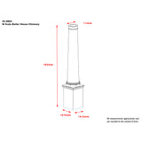 Graham Farish 42-0063 N Gauge Round Boiler House Chimney