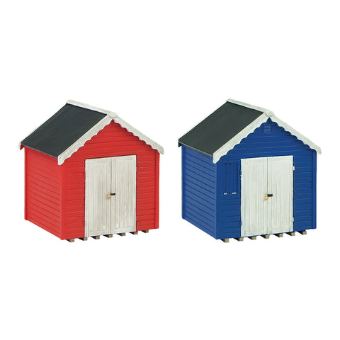 Graham Farish 42-0080 N Gauge Scenecraft Beach Huts (Pk 2)