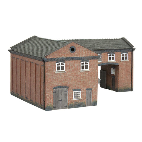 Graham Farish 42-0086 N Gauge Scenecraft Industrial Gate House