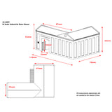 Graham Farish 42-0086 N Gauge Scenecraft Industrial Gate House