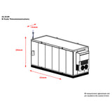 Graham Farish 42-0109 N Gauge Scenecraft Telecommunications Cabin