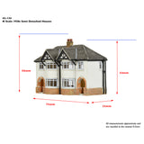 Graham Farish 42-134 N Gauge 1930s Semi Detached Houses