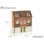 Graham Farish 42-218 N Gauge Scenecraft Low Relief Modern Town Houses