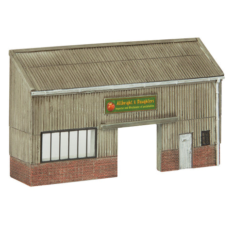 Graham Farish 42-269 N Gauge Scenecraft Low Relief Cement Board Warehouse