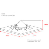 Graham Farish 42-556 N Gauge Scenecraft Storm Haven Tent