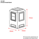 Graham Farish 42-596 N Gauge Scenecraft Small Kiosk