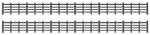 Ratio 425 OO Gauge Wood Lineside Fencing (Black)