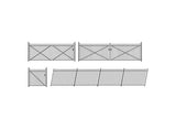 Ratio 435 OO Gauge GWR Spear Fencing/Ramps/Gates (Black)