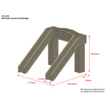 Bachmann 44-0120 OO Gauge Scenecraft Lucston Footbridge