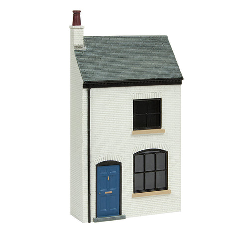 Bachmann 44-0123 OO Gauge Scenecraft Low Relief Lucston Terrace House - White
