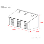 Bachmann 44-0147 OO Gauge Scenecraft Railway Stables