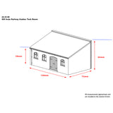 Bachmann 44-0148 OO Gauge Scenecraft Railway Stables Tack Room