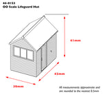 Bachmann 44-0153 OO Gauge Scenecraft Lifeguard Hut