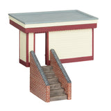 Bachmann 44-0167 OO Gauge Scenecraft Wooden Halt and Steps