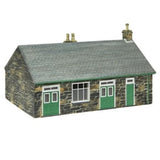 Bachmann 44-0169G OO-9 Gauge Scenecraft Harbour Station Booking Office - Green