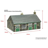 Bachmann 44-0169G OO-9 Gauge Scenecraft Harbour Station Booking Office - Green