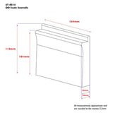 Bachmann 44-0514 OO Gauge Scenecraft Seawalls (x2)