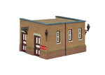 Bachmann 44-090C OO Gauge Scenecraft Bluebell Station Waiting Room and Toilet Crimson and Cream