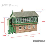 Bachmann 44-187A OO Gauge Great Central Signal Box Green & Cream