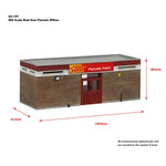 Bachmann 44-191 OO Gauge Scenecraft Red Star Parcels Office