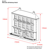 Bachmann 44-214 OO Gauge Low Relief Railway Hotel