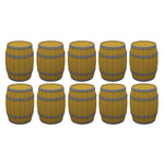 Bachmann 44-518 OO Gauge Scenecraft Wooden Barrels (Pack 10)