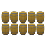Bachmann 44-518 OO Gauge Scenecraft Wooden Barrels (Pack 10)