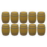 Bachmann 44-518 OO Gauge Scenecraft Wooden Barrels (Pack 10)