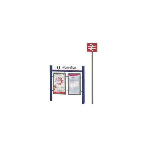 Bachmann 44-548 OO Gauge Scenecraft Station Signage Set