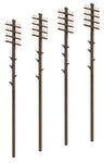 Ratio 452 OO Gauge Telegraph Poles