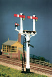 Ratio 477 OO Gauge LNWR Square Post Signals Kit