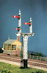 Ratio 486 OO Gauge LNER Lattice Post Signals Kit