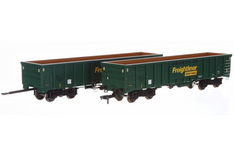 Dapol 4F-025-013 OO Gauge MJA Freightliner Heavy Haul Bogie Box Van 502047 & 048