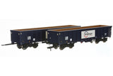 Dapol 4F-025-014 OO Gauge MJA GBRF Bogie Box Van 502009 & 010