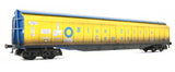 Heljan 5025 OO Gauge Cargowaggon IWB Bogie Van Blue Circle Cement Weathered