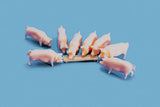 Modelscene 5108 OO Gauge Pigs & Trough