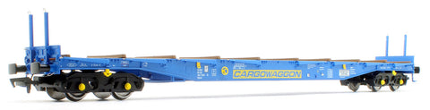 Heljan 5109 OO Gauge Cargowaggon IGA Bogie Flat Blue