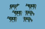 Modelscene 5179 N Gauge Cows (Pack 6)