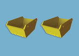 Modelscene 5188 N Gauge Unpainted Skips (Pack 4)