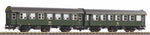Piko 58266 HO Gauge Expert DB B3yg & B3yg Modified Coach Set (2) IV