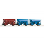 Piko 58377 HO Gauge Expert PRESS Hopper Wagon Set (3) VI
