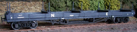 Cambrian C83 OO Gauge LNER Quint D Bogie Bolster Wagon Kit