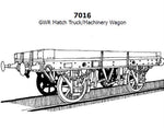 Slaters 7016 O Gauge GWR Match Truck/Machinery Wagon Kit