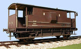 Slaters 7053 O Gauge LMS/BR 20 Ton Goods Brake Van w Interior Stove Kit