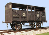 Slaters 7054 O Gauge GWR 18'6" Cattle Wagon Kit
